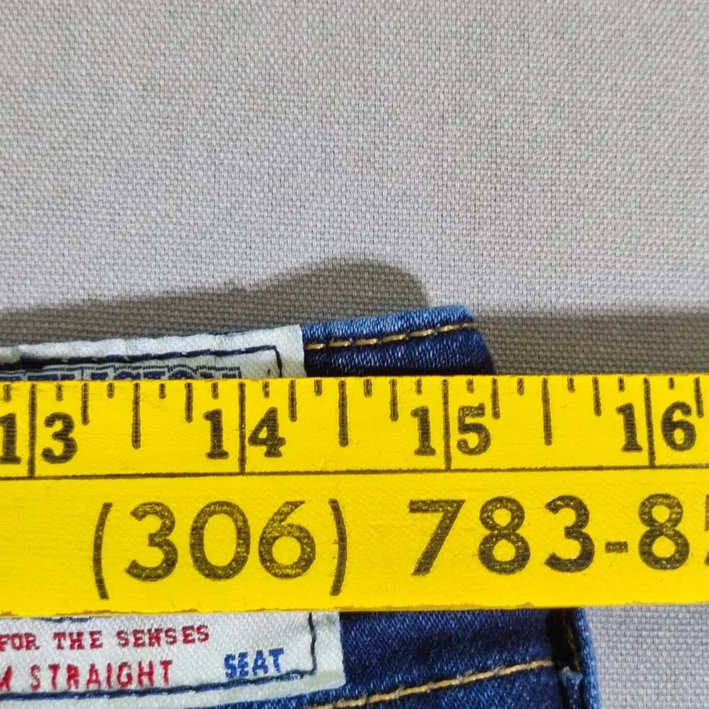 True Religion slim straight jeans women's size 29 dark wash ink blue colour - Picture 12 of 16